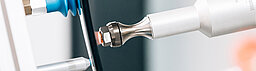 Plasma jet pretreating headlamp